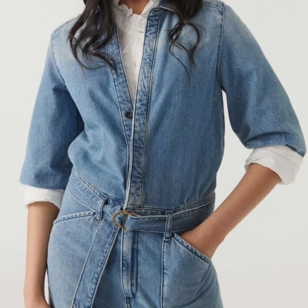 ba&sh Denim Jumpsuit